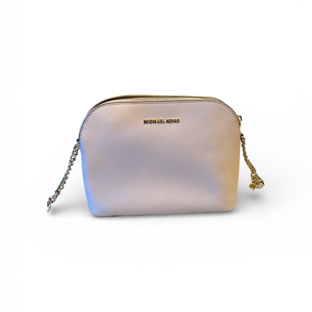 Michael Kors Blush Crossbody Bag with Gold Chain